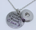 Large Snap Pendant 10 (fits large snaps)-Charmed Jewellery