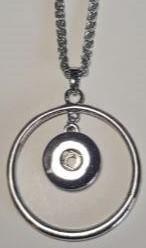 Large Snap Pendant 3 (fits large snaps)-Charmed Jewellery