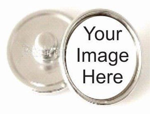 Large Snap Photo Charm (to fit Large jewellery) (click product to upload photos)-Charmed Jewellery