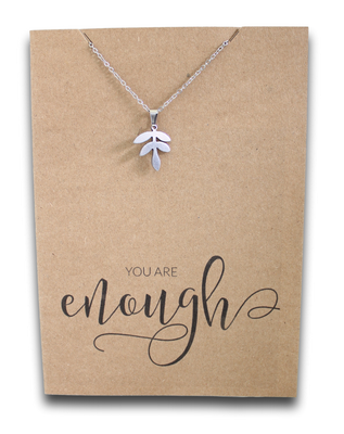 Leaf Pendant & Chain - Card 293