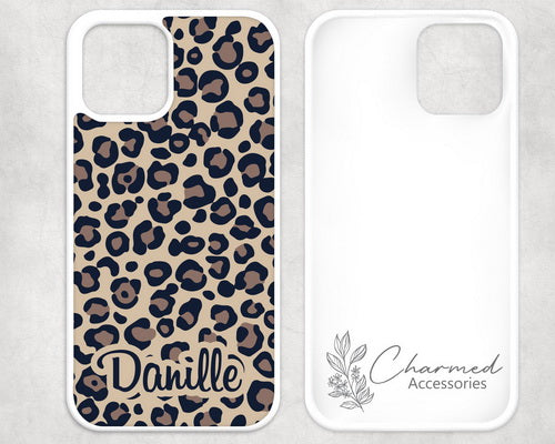 Personalized Leopard Print Cellphone Case