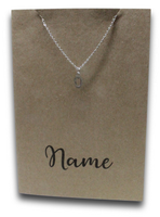 Letter O Pendant & Chain (Click to Personalize)