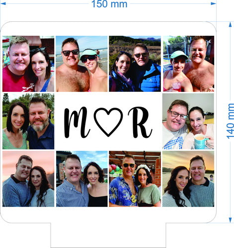 Personalized 10 Photo LED Night Light