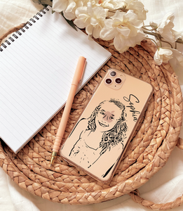 Personalized Line Art Cellphone Case