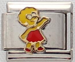 Lisa Simpson 9mm Charm-Charmed Jewellery