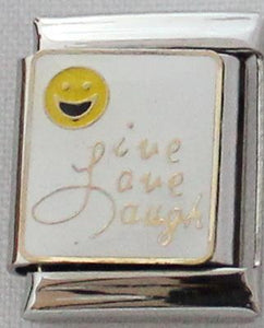 Live Love Laugh 13mm Charm-Charmed Jewellery