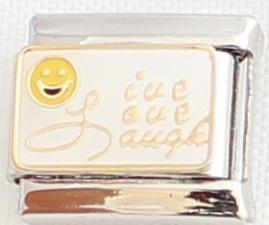 Live Love Laugh 9mm Charm-Charmed Jewellery