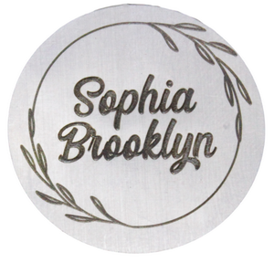 Locket Engraved Names Plate (click to personalize)-Charmed Jewellery