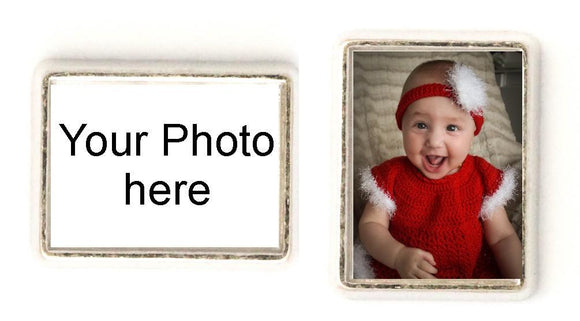 Locket Photo Charm - Rectangle (click product to upload photos)-Charmed Jewellery