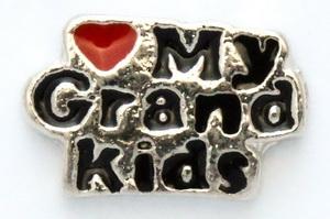 Love My Grandkids Locket Charm-Charmed Jewellery