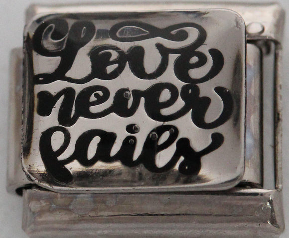 Love Never Fails 9mm Charm-Charmed Jewellery