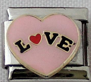 Love Pink 9mm Charm-Charmed Jewellery