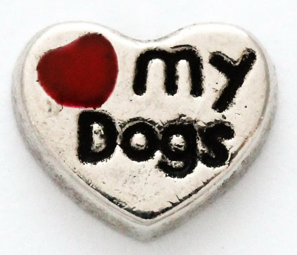 Love my Dog Locket Charm-Charmed Jewellery