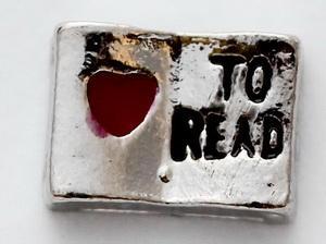 Love to Read Locket Charm-Charmed Jewellery