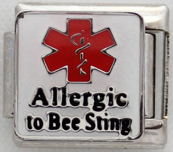 Medical Alert - Allergic to Bee Sting 9mm Charm-Charmed Jewellery
