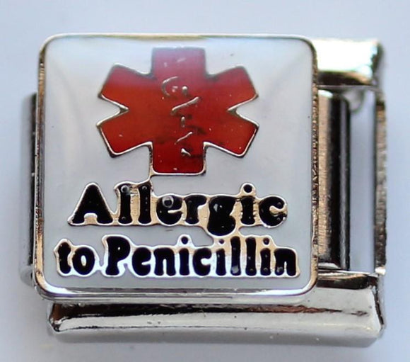 Medical Alert - Penicillin 9mm Charm-Charmed Jewellery