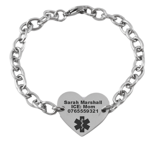 Medical alert 2025 charm bracelets