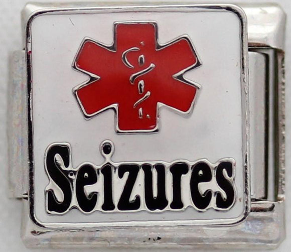 Medical Alert - Seizures 9mm Charm-Charmed Jewellery