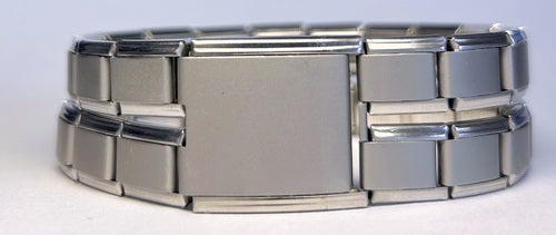 Engraved Family Tree Megalink Italian charm, joins 2x 9mm bracelets (Click to Personalize)
