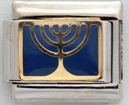 Menorah 9mm Charm-Charmed Jewellery