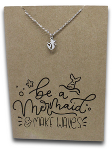 Mermaid Pendant & Chain - Card 156