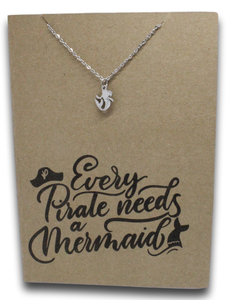 Mermaid Pendant & Chain - Card 157-Charmed Jewellery