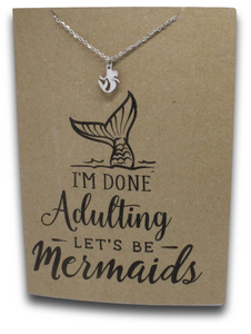 Mermaid Pendant & Chain - Card 158