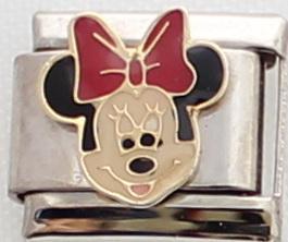 Minnie Mouse 9mm Charm-Charmed Jewellery
