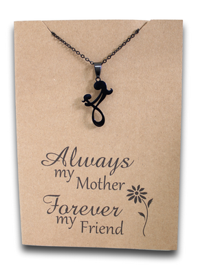 Mom & Child Pendant & Chain - Card 297