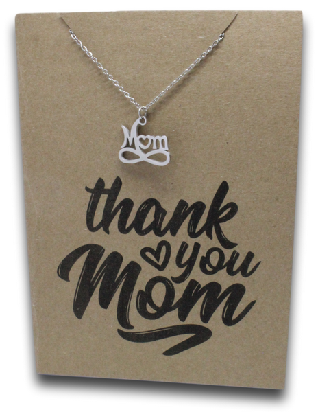 Mom Pendant & Chain - Card 196-Charmed Jewellery