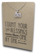 Mom Pendant & Chain - Card 197-Charmed Jewellery