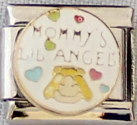 Mommy's lil angel 9mm Charm-Charmed Jewellery