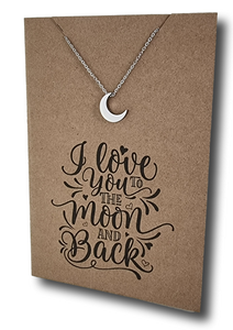 Moon Pendant & Chain - Card 379