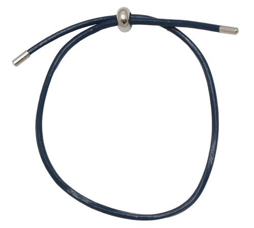 Navy Adjustable Cord Bracelet (Fits Mini Charms)-Charmed Jewellery