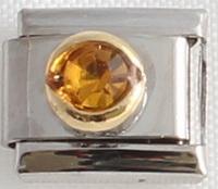 November Birthstone Round 9mm Charm-Charmed Jewellery