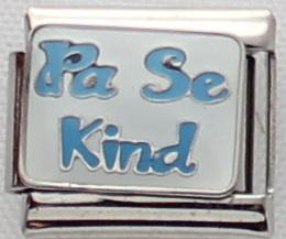 Pa se Kind (Blue) 9mm Charm-Charmed Jewellery