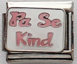 Pa se Kind (Pink) 9mm Charm-Charmed Jewellery