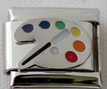 Paint Pallette 9mm Charm-Charmed Jewellery