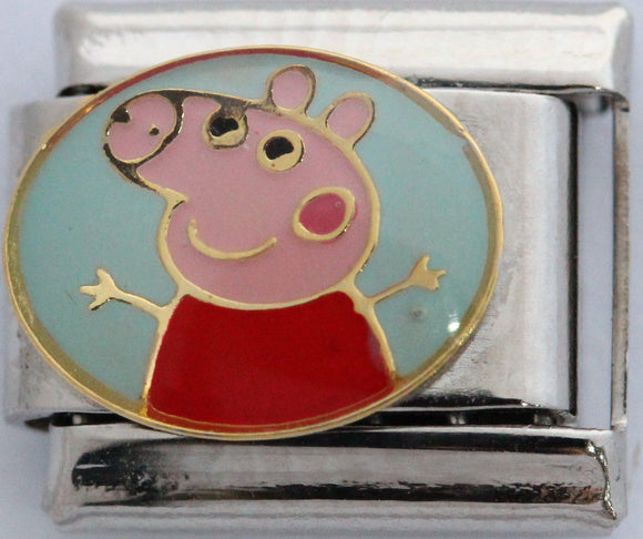 Peppa Pig 9mm Charm-Charmed Jewellery