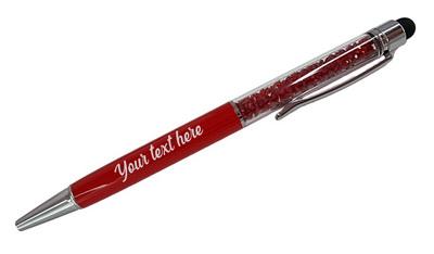 Personalized Crystal Stylus Pen - Red*