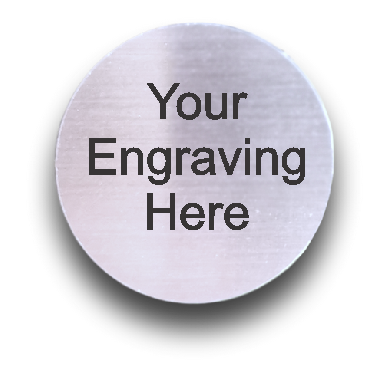Personalized Engraved Locket Plate (click to personalize)-Charmed Jewellery