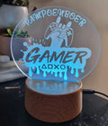 Personalized Gamer LED Night Light