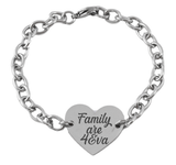 Personalized Heart Charm Bracelet-Charmed Jewellery