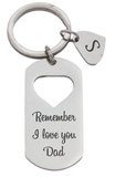 Personalized Heart Keyring-Charmed Jewellery