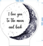 Personalized Moon LED Night Light