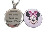 Personalized Minnie Mouse Locket