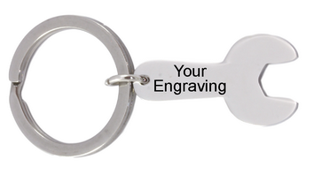 Personalized Spanner Keyring-Charmed Jewellery