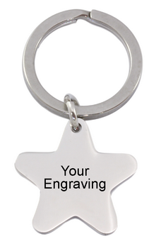 Personalized Star Keyring-Charmed Jewellery