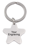 Personalized Star Keyring-Charmed Jewellery