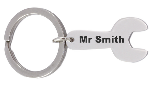 Personalized Teacher Spanner Keyring-Charmed Jewellery